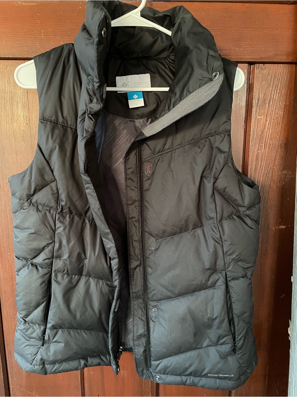 Columbia Black Puffer Vest